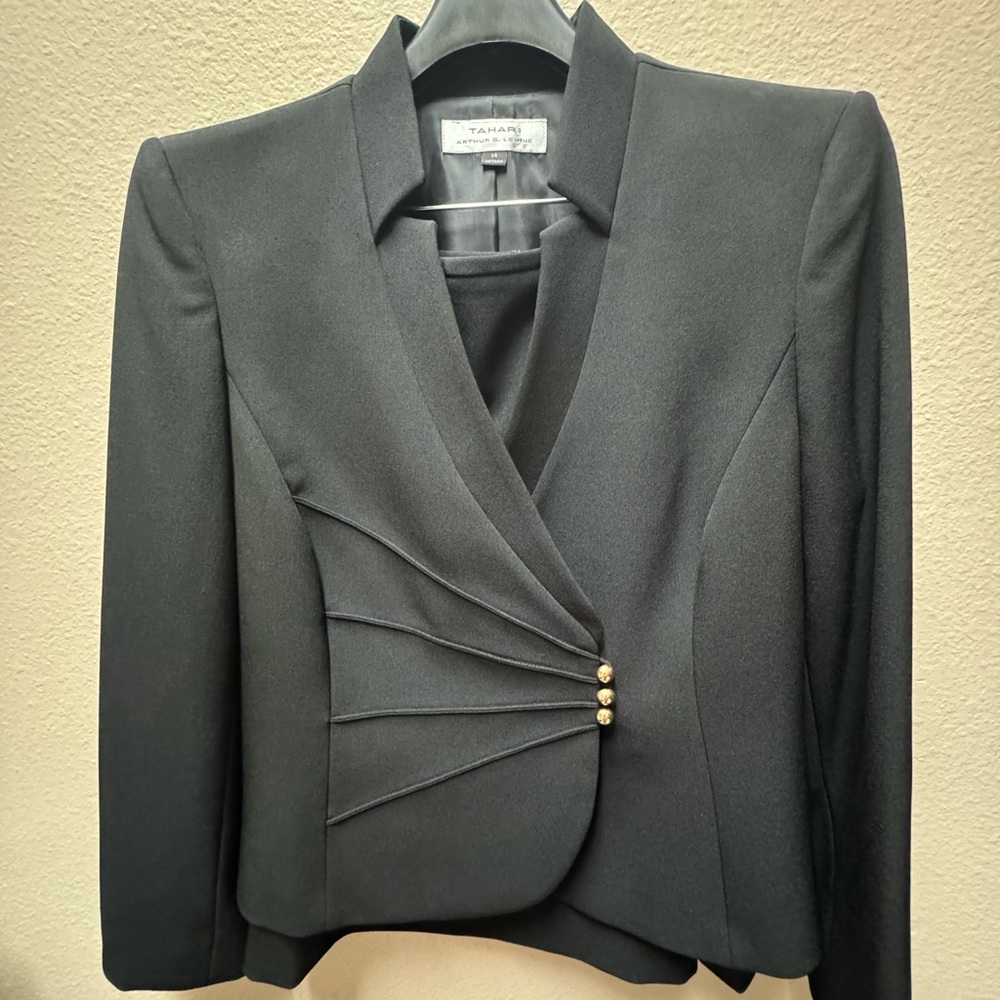Tahari Black Suit